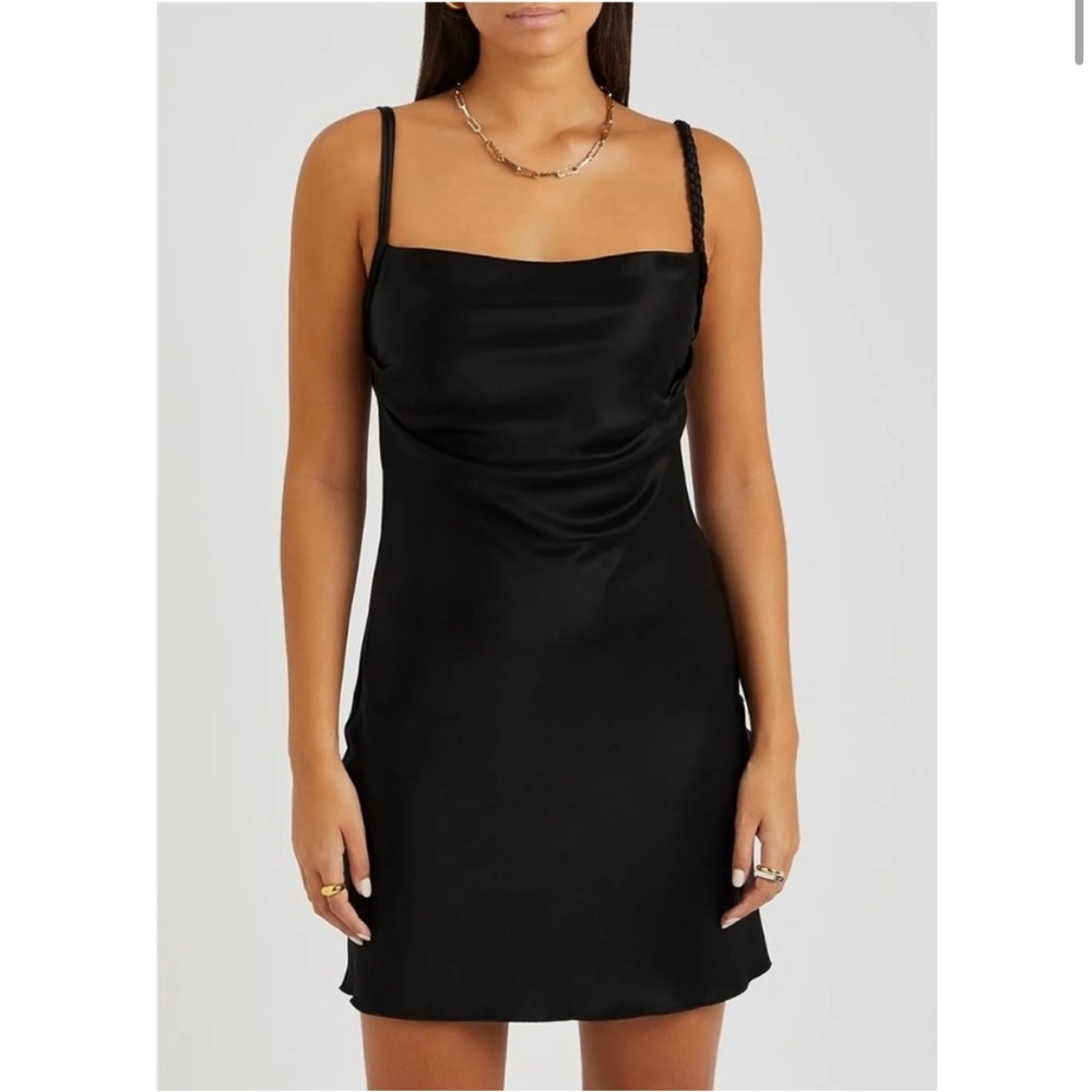 NEW Nanushka Merva Satin Slip Dress - Picture 3 of 8